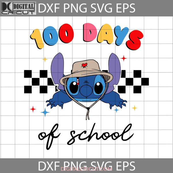 100 Days Of School Svg Bad Bunny Svg Back To Cricut File Clipart Png Eps Dxf