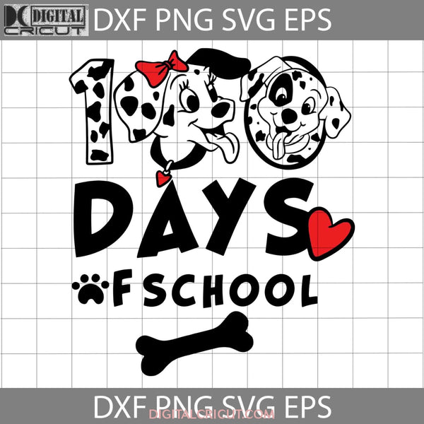 100 Days Of School Svg I Survived Back To Cricut File Clipart Png Eps Dxf