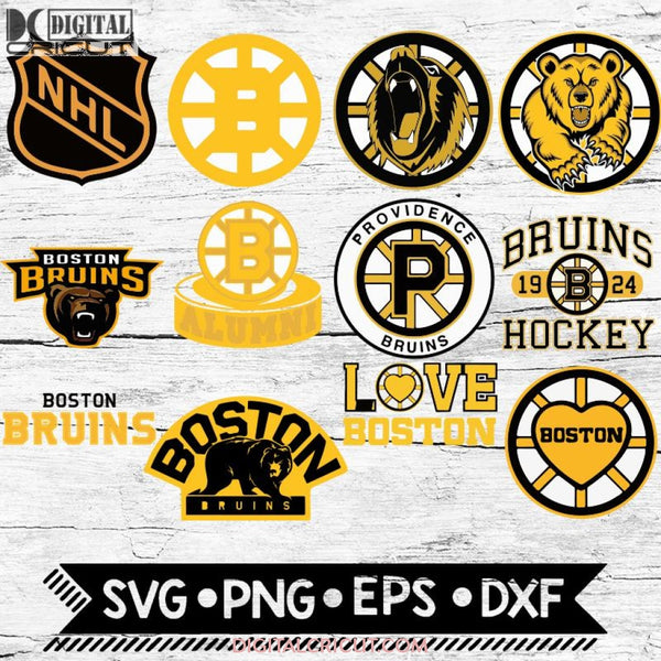 Boston Bruins Svg Logo Nhl Bundle