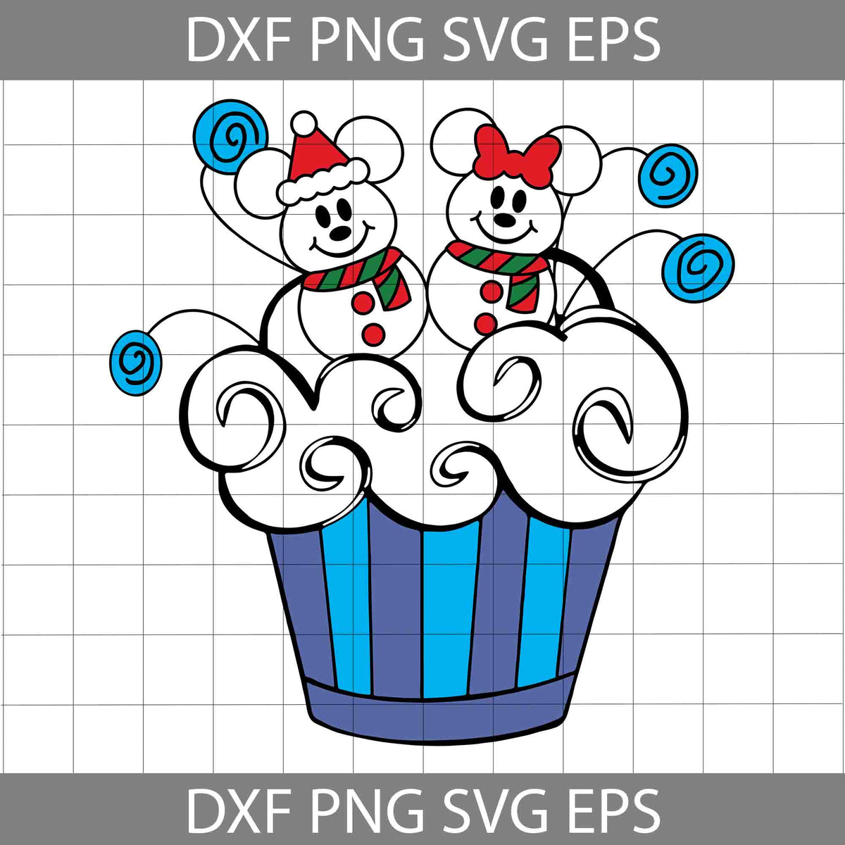 Mickey Christmas Svg, Merry Christmas Svg, Cartoon Svg, Christmas Svg