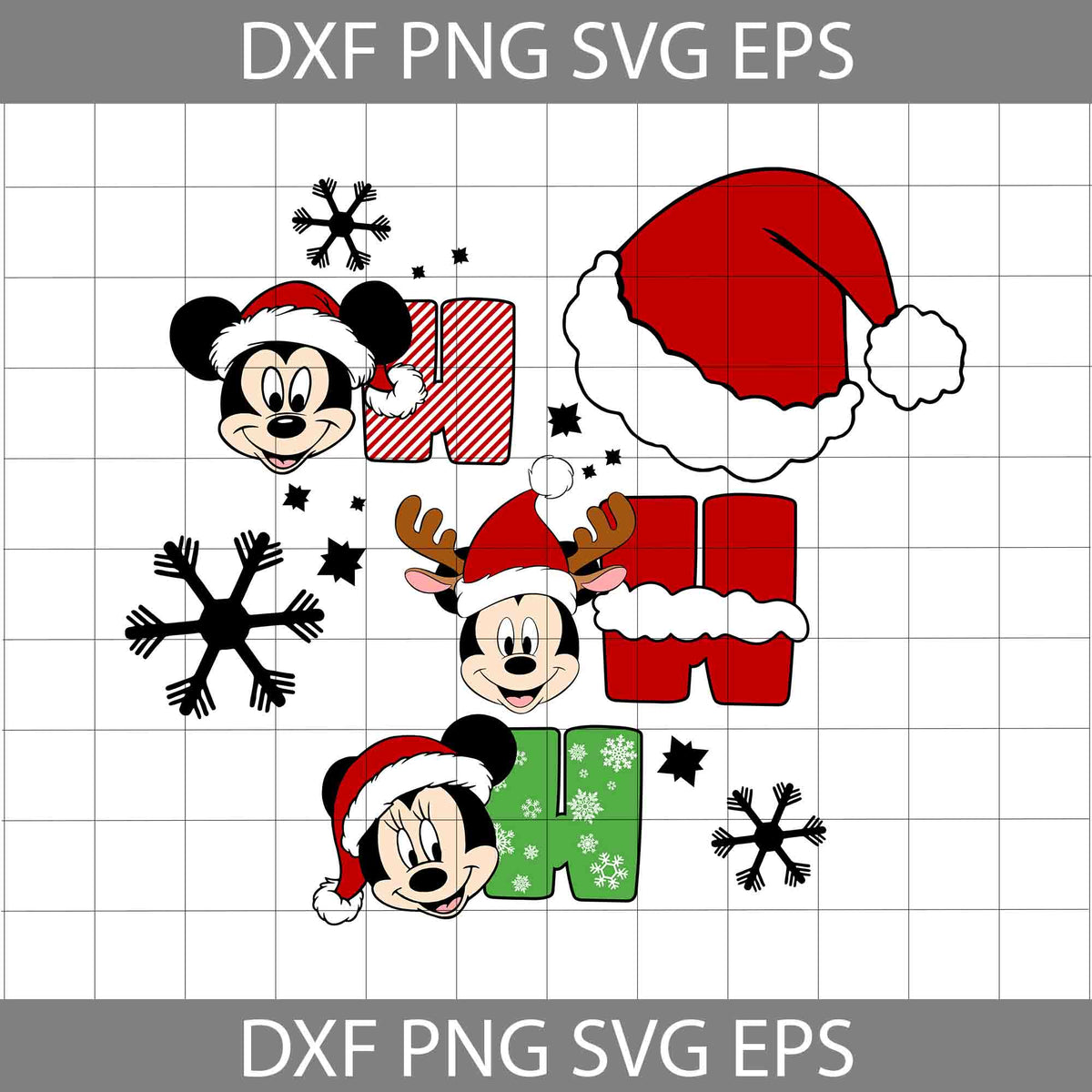 Mickey Mouse Svg, Cartoon Svg, Christmas Svg, Cricut File, Clipart, Svg