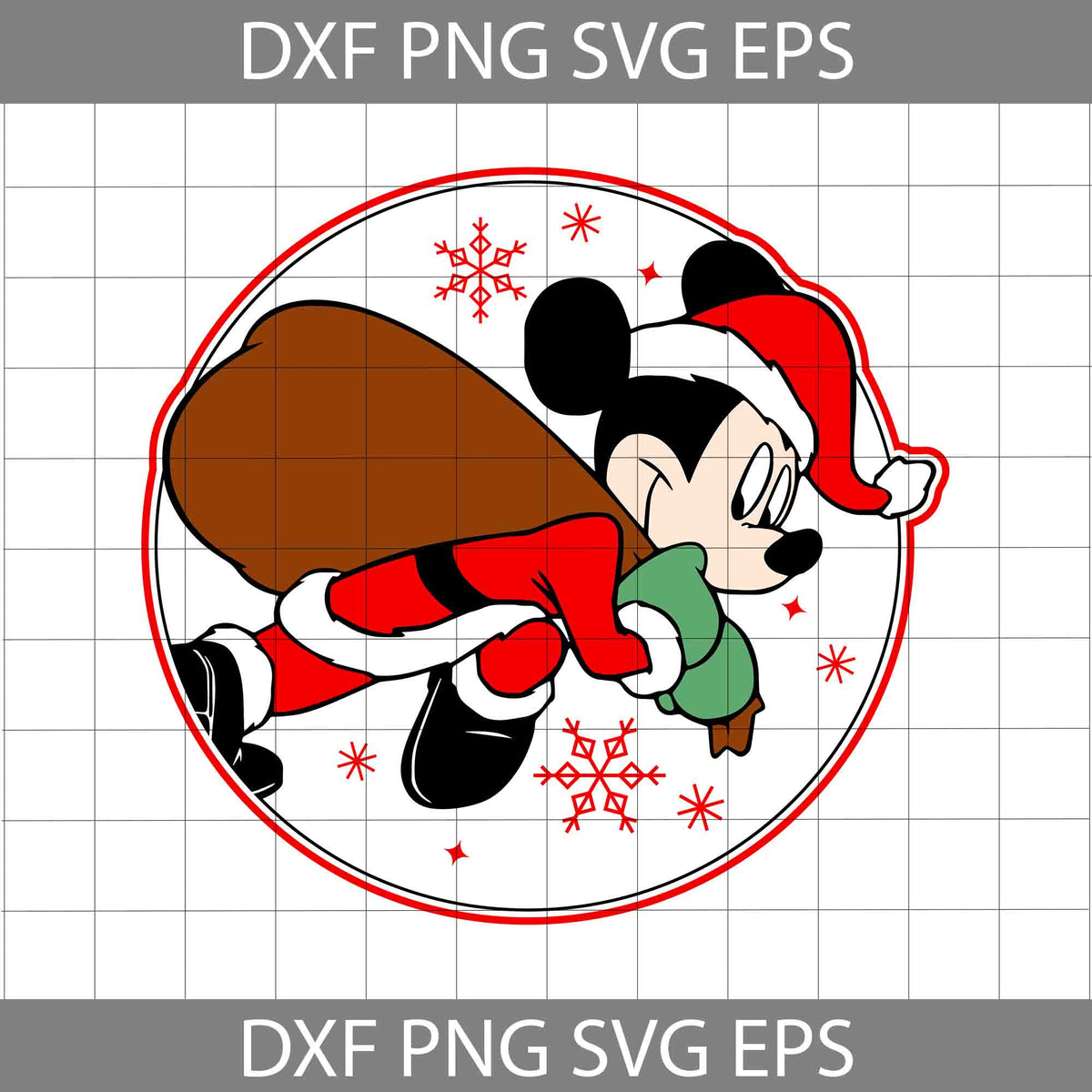 Mickey Christmas Svg, Merry Christmas Svg, Cartoon Svg, Christmas Svg