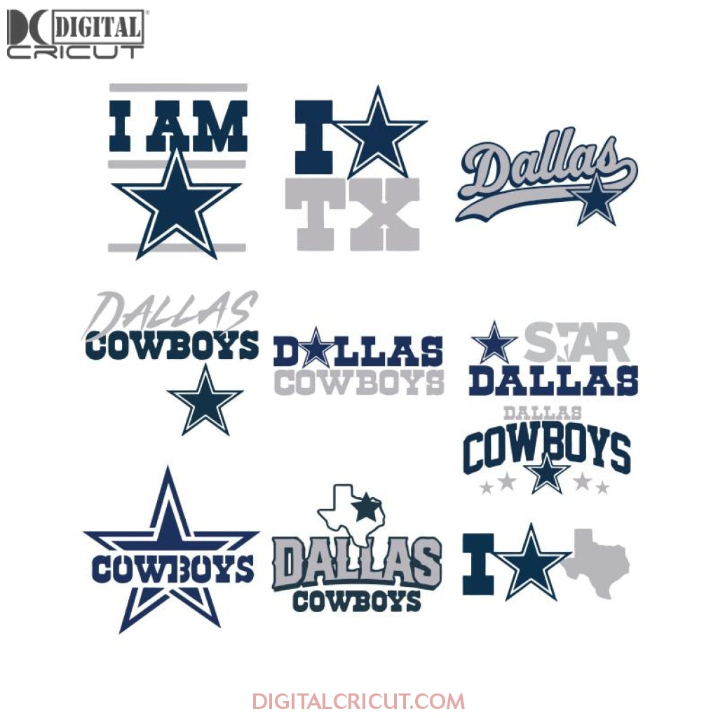 Dallas Cowboys Star Svg Cut Files