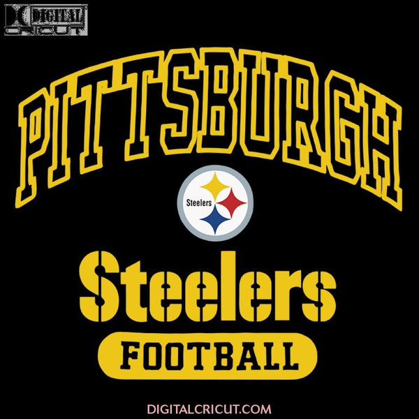 Pittsburgh Steelers Svg, Steelers Logo Svg, Cricut File, Clipart, NFL Svg, Football Svg, Sport Svg, Love Football Svg, Png, Eps, Dxf 3