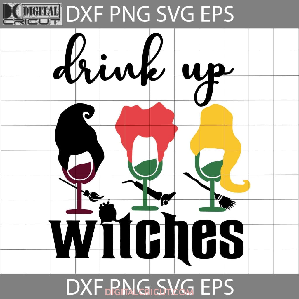 Drink up witches SVG, Witch Sisters Svg, Halloween Svg, Cricut File