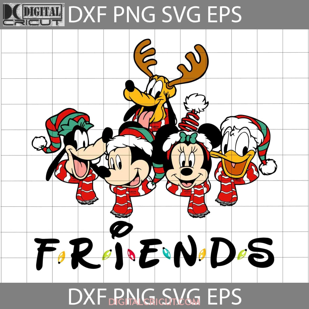 Friends Christmas SVG, Happy Merry Christmas SVG, Christmas Svg, Cricut
