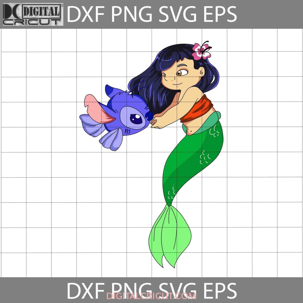 Lilo And Stitch Costume Svg, Ariel Svg, Little Mermaid Svg, Mouse Cuti –  Digitalcricut