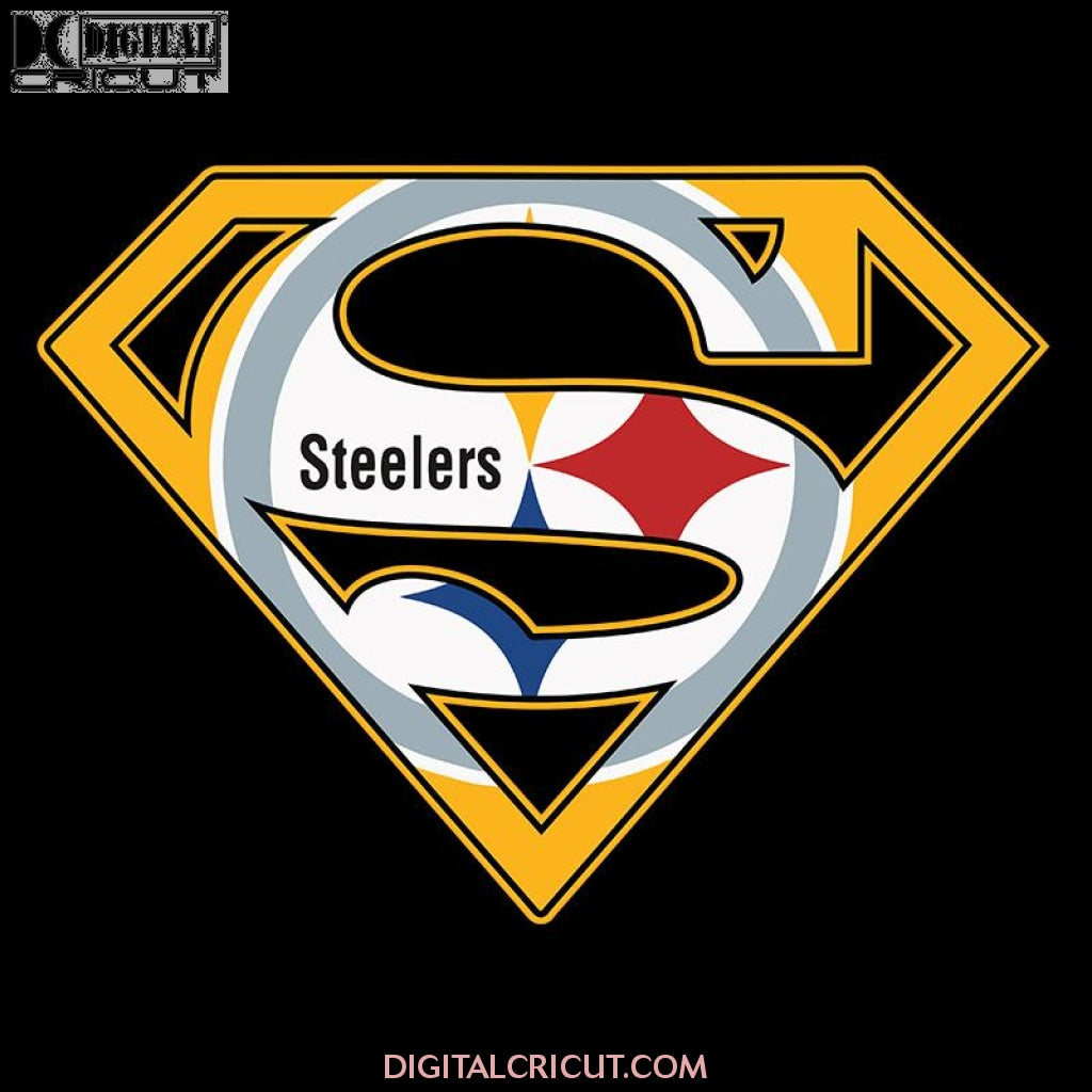 Pittsburgh Steelers SVG DXF Eps Logo Silhouette Studio Transfer