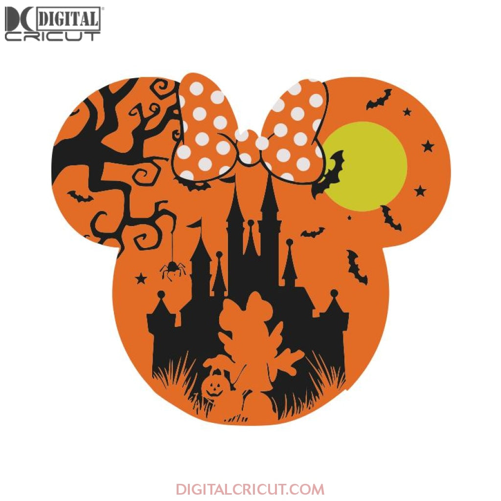 mickey and minnie halloween clipart black