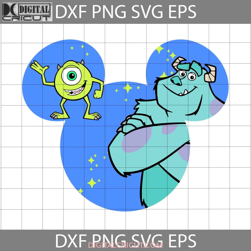 monsters university clipart Monsters University Svg, Mickey Minnie Ears Svg, Cartoon Svg, Cricut F –  Digitalcricut