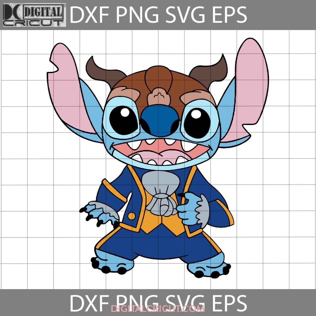 Stitch Mashup Disney Character SVG Tumbler Template Digital Download