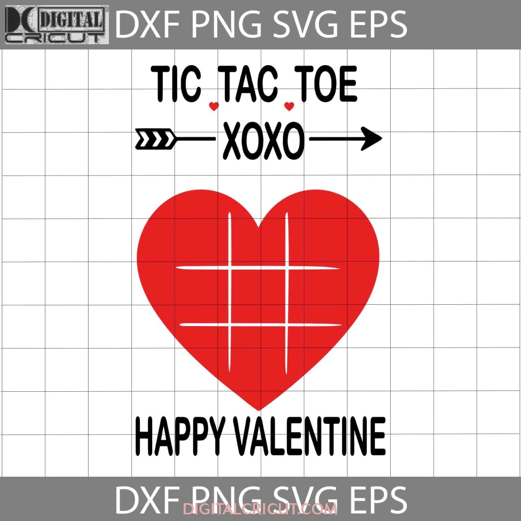 Tic Tac Toe Svg, XoXo Svg, Game Svg, Happy Valentine Svg, Valentine's ...
