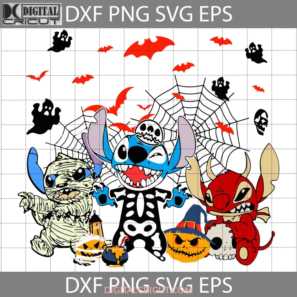 Stitch Costume Svg, Trick Or Treat Svg, Halloween Svg, Cricut File ...