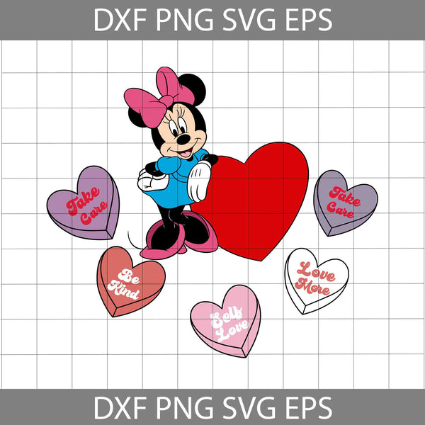 Valentines Mouse Svg, Mouse Valentine Day Svg, Happy Valentine's Day Svg, Cartoon Svg, Valentine's Day Svg, Cricut File, Clipart, Svg, Png, Eps, Dxf