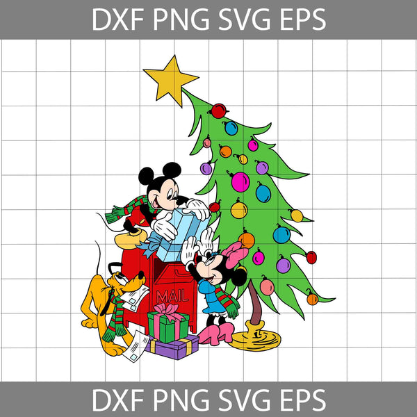 Mouse Christmas Svg, Merry Christmas Svg, Cartoon Svg, Christmas Svg, Cricut File, Clipart, Svg, Png, Eps, Dxf