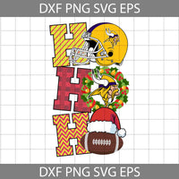 Ho Ho Ho Svg, Football Svg, Cartoon Svg, Cricut File, Clipart, Svg, Png, Eps, Dxf