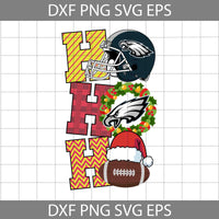 Ho Ho Ho Svg, Football Svg, Cartoon Svg, Cricut File, Clipart, Svg, Png, Eps, Dxf