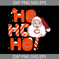 Ho Ho Ho Svg, Santa Claus Svg, Football Svg, Cartoon Svg, Cricut File, Clipart, Svg, Png, Eps, Dxf