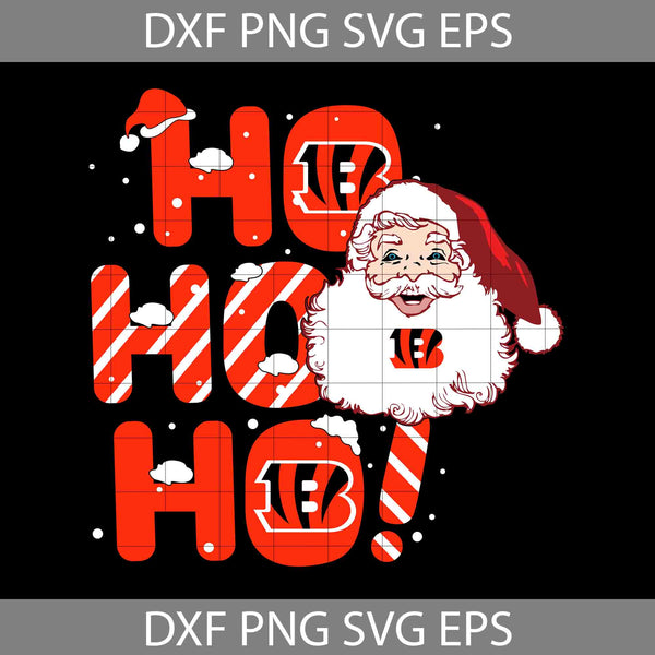 Ho Ho Ho Svg, Santa Claus Svg, Football Svg, Cartoon Svg, Cricut File, Clipart, Svg, Png, Eps, Dxf