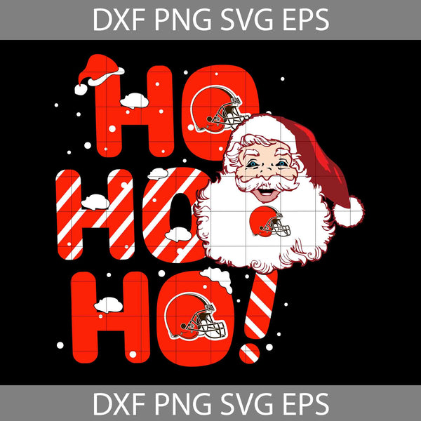 Ho Ho Ho Svg, Santa Claus Svg, Football Svg, Cartoon Svg, Cricut File, Clipart, Svg, Png, Eps, Dxf