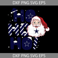 Ho Ho Ho Svg, Santa Claus Svg, Football Svg, Cartoon Svg, Cricut File, Clipart, Svg, Png, Eps, Dxf