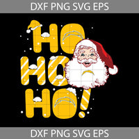 Ho Ho Ho Svg, Santa Claus Svg, Football Svg, Cartoon Svg, Cricut File, Clipart, Svg, Png, Eps, Dxf