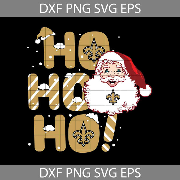 Ho Ho Ho Svg, Santa Claus Svg, Football Svg, Cartoon Svg, Cricut File, Clipart, Svg, Png, Eps, Dxf