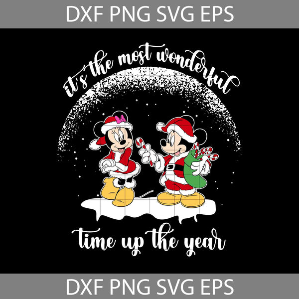 It’s The Most Wonderful Time Up The Year Svg, Mouse Svg, Mouse Christmas Svg, Merry Christmas Svg, Cartoon Svg, Christmas Svg, Cricut File, Clipart, Svg, Png, Eps, Dxf