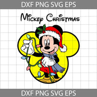 Mouse Christmas Svg, Merry Christmas Svg, Cartoon Svg, Christmas Svg, Cricut File, Clipart, Svg, Png, Eps, Dxf