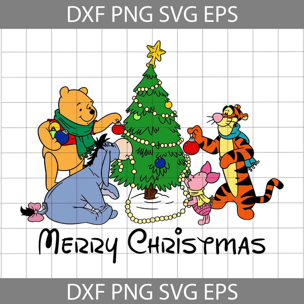 Merry Christmas Svg, Cartoon Svg, Christmas Svg, Cricut File, Clipart, Svg, Png, Eps, Dxf