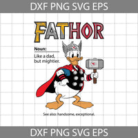 Duck Fathor Sport Svg, Father's Day Svg, Football Svg, Cartoon Svg, Cricut File, Clipart, Svg, Png, Eps, Dxf