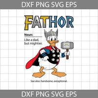 Duck Fathor Sport Svg, Father's Day Svg, Football Svg, Cartoon Svg, Cricut File, Clipart, Svg, Png, Eps, Dxf