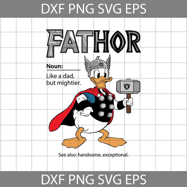 Duck Fathor Sport Svg, Father's Day Svg, Football Svg, Cartoon Svg, Cricut File, Clipart, Svg, Png, Eps, Dxf