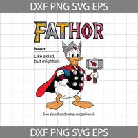 Duck Fathor Sport Svg, Father's Day Svg, Football Svg, Cartoon Svg, Cricut File, Clipart, Svg, Png, Eps, Dxf