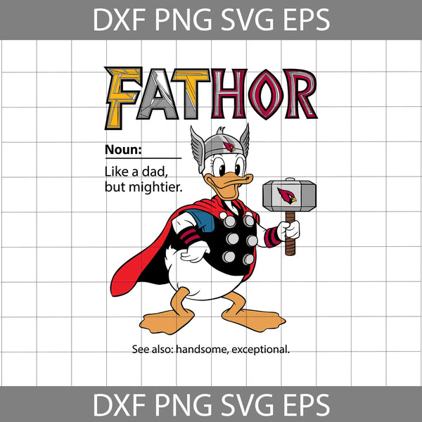 Duck Fathor Sport Svg, Father's Day Svg, Football Svg, Cartoon Svg, Cricut File, Clipart, Svg, Png, Eps, Dxf