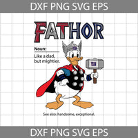 Duck Fathor Sport Svg, Father's Day Svg, Football Svg, Cartoon Svg, Cricut File, Clipart, Svg, Png, Eps, Dxf