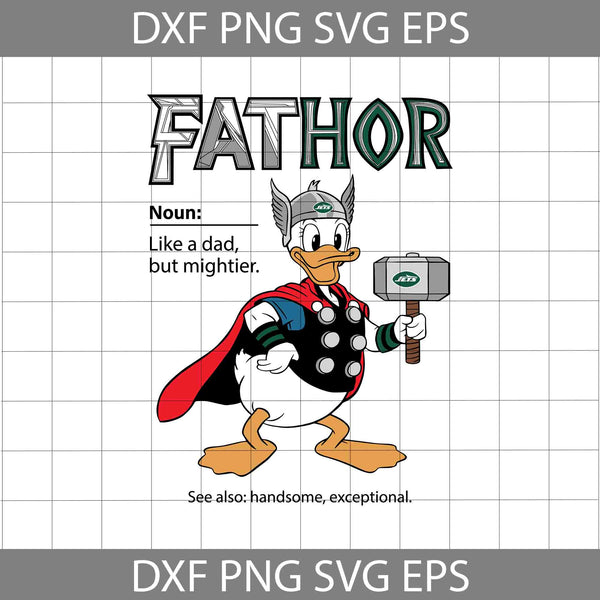 Duck Fathor Sport Svg, Father's Day Svg, Football Svg, Cartoon Svg, Cricut File, Clipart, Svg, Png, Eps, Dxf