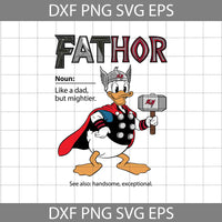 Duck Fathor Sport Svg, Father's Day Svg, Football Svg, Cartoon Svg, Cricut File, Clipart, Svg, Png, Eps, Dxf