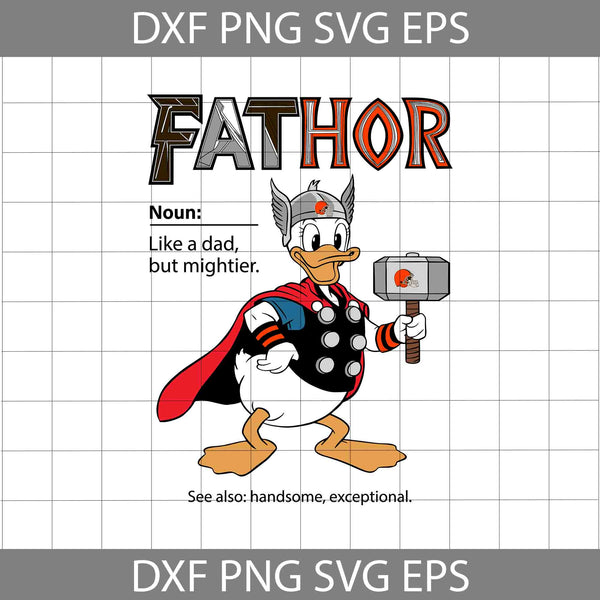 Duck Fathor Sport Svg, Father's Day Svg, Football Svg, Cartoon Svg, Cricut File, Clipart, Svg, Png, Eps, Dxf