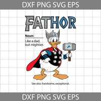Duck Fathor Sport Svg, Father's Day Svg, Football Svg, Cartoon Svg, Cricut File, Clipart, Svg, Png, Eps, Dxf