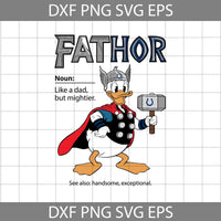 Duck Fathor Sport Svg, Father's Day Svg, Football Svg, Cartoon Svg, Cricut File, Clipart, Svg, Png, Eps, Dxf