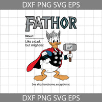 Duck Fathor Sport Svg, Father's Day Svg, Football Svg, Cartoon Svg, Cricut File, Clipart, Svg, Png, Eps, Dxf