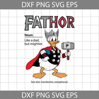 Duck Fathor Sport Svg, Father's Day Svg, Football Svg, Cartoon Svg, Cricut File, Clipart, Svg, Png, Eps, Dxf