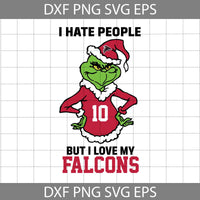 I Hate People But I Love My Football Svg, Football Svg, Cartoon Svg, Cricut File, Clipart, Svg, Png, Eps, Dxf