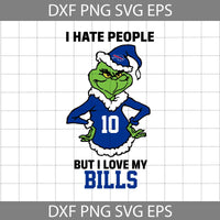 I Hate People But I Love My Football Svg, Football Svg, Cartoon Svg, Cricut File, Clipart, Svg, Png, Eps, Dxf