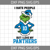 I Hate People But I Love My Football Svg, Football Svg, Cartoon Svg, Cricut File, Clipart, Svg, Png, Eps, Dxf