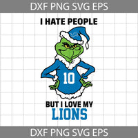 I Hate People But I Love My Football Svg, Football Svg, Cartoon Svg, Cricut File, Clipart, Svg, Png, Eps, Dxf