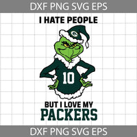 I Hate People But I Love My Football Svg, Football Svg, Cartoon Svg, Cricut File, Clipart, Svg, Png, Eps, Dxf