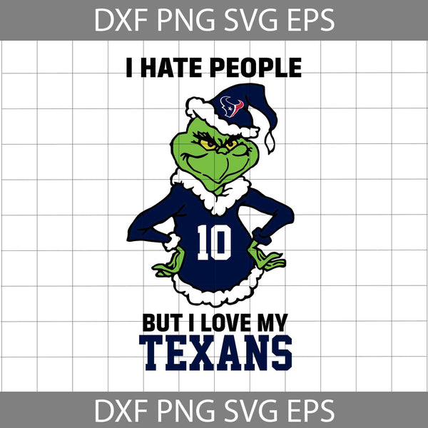 I Hate People But I Love My Houston Football Svg, Football Svg, Cartoon Svg, Cricut File, Clipart, Svg, Png, Eps, Dxf