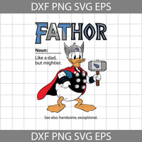 Duck Fathor Sport Svg, Father's Day Svg, Football Svg, Cartoon Svg, Cricut File, Clipart, Svg, Png, Eps, Dxf